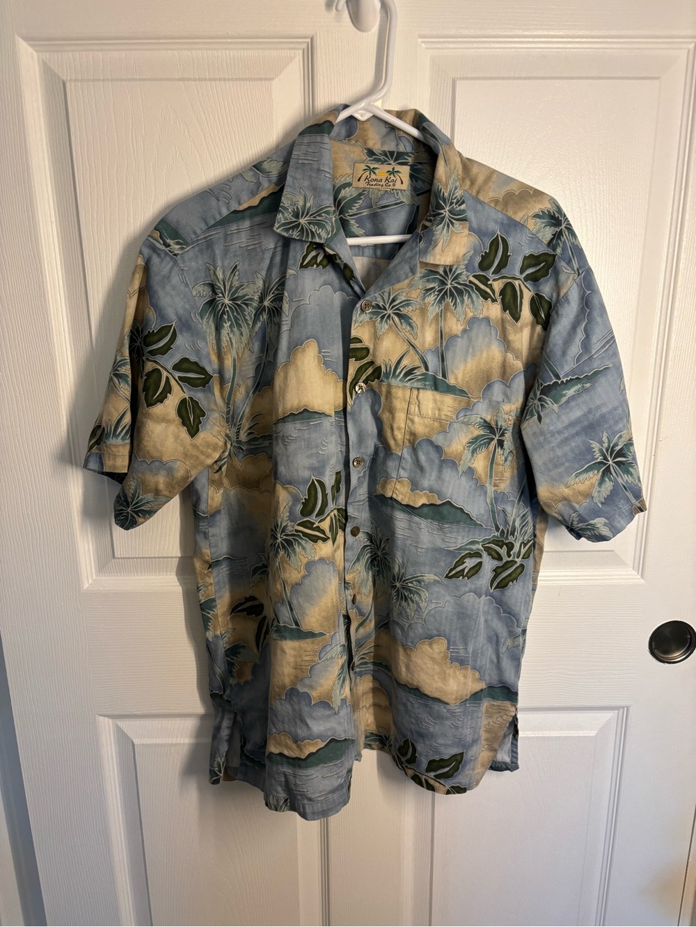 Rona Kai Trading Co Hawaiian Aloha Shirt Tropical Beach Rayon Medium